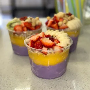 Create Your Own Ube &amp; Mango Bowls