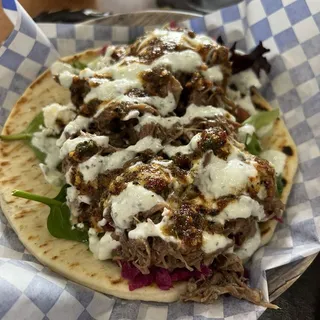 Shredded Lamb Wrap