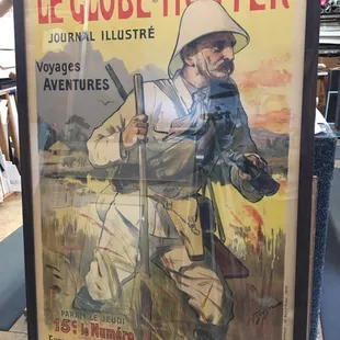 Oversized and archival projects are no problem, such as this 40x60 inch vintage poster.