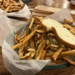 Pittsburgh-style Cajun Chicken Sandwich.