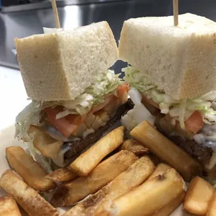 Train wreck burger delicious