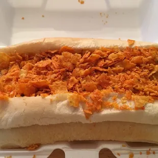 The Hangover with crushed Doritos on top