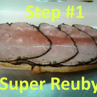 Step 1 To Making Our Super Reuby