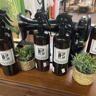 Our handmade products are made from good stuff! Our room sprays are in stock!