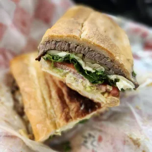 Steak &quot;Pan Con Bistec&quot; Sandwich