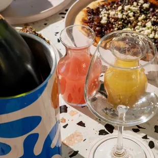 nachos, drink