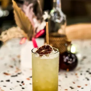 Piña Sparkler (zero-proof mocktail) $8.  It was delicious and refreshing. Want more!