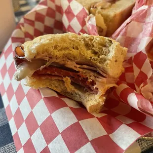 Italian on Rosemary Garlic Bread