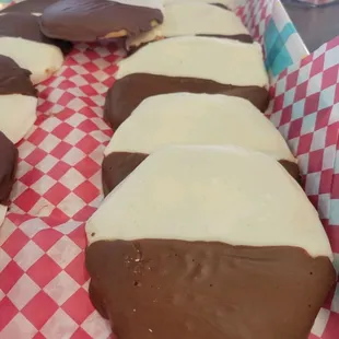 Black and white cookies