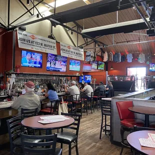Large bar area