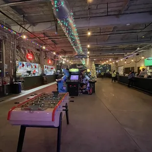 Inside- old school arcade game row