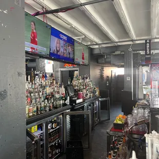 View of the bar