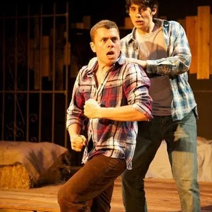 Mike Newman and Bobby  Conte Thornton in EQUUS