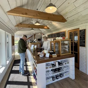 Inside flagship location