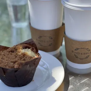 Coconut Latte + Coffee Cake Muffin