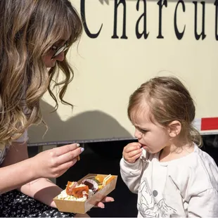 We offer kids boxes with all the goodies the little ones love