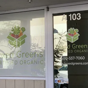 Boxed Greens is located north east of Elliot and I 10 in Tempe Arizona.  The entrance Is labeled Grove Commons. Open Feb 2025