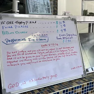 I love the verse ... and Thriftys ice cream