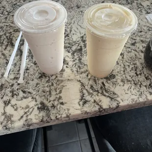 Large milkshakes