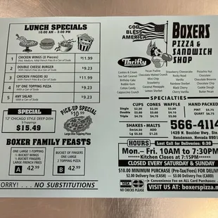 6/5/24 Menu