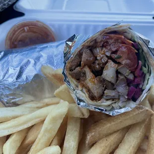 CHICKEN SHAWARMA WRAP