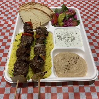 BEEF KEBAB PLATE