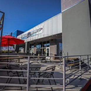 the outside of the building