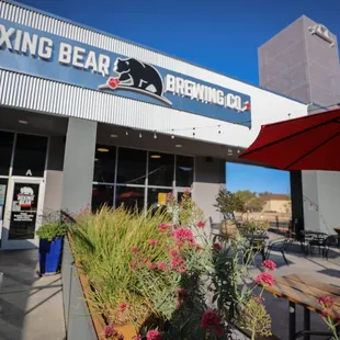 the outside of the building