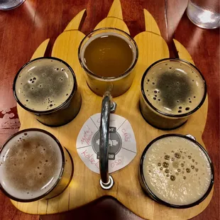 A delicious Boxing Bear flight!