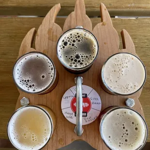 Flight of beer