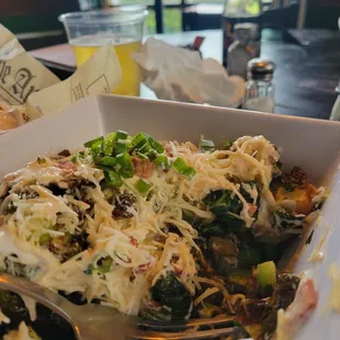 Loaded brussel sprouts