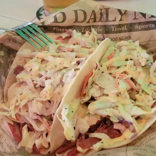 Corned beef tacos always delish, and thanks to Kendall for letting me order ahead!!