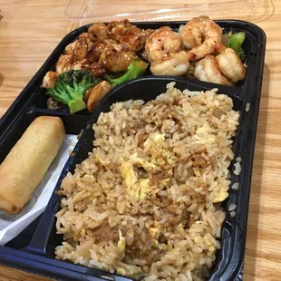 Chicken and shrimp hibachi!