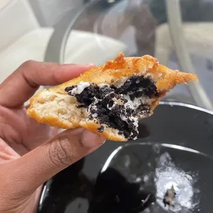 Fried Oreo, yummy Oreo inside
