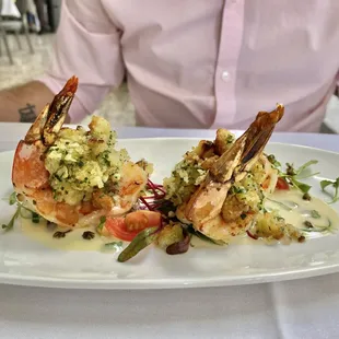 Baked Stuffed Scampi