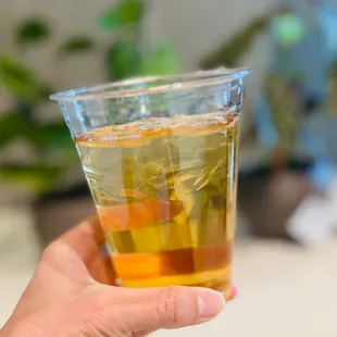 Peach blossom tea