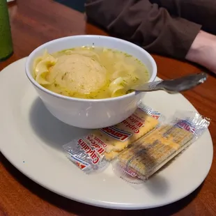 Matzoh ball soup