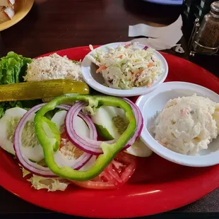 Chicken salad platter