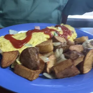 Western Omelette with Cheese