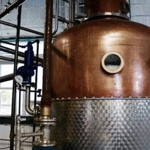 Our custom Copper Pot Still, Hand crafted in Germany.
