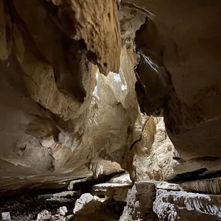 Inside the cave