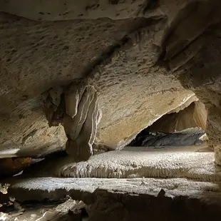 Inside the cave