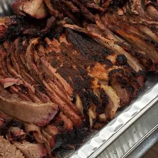 Freshly Sliced Brisket!