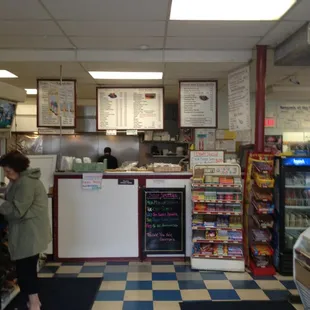 the inside of a store