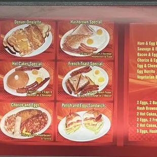 Bfast menu section1