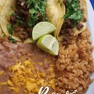 Carne Taco Plate