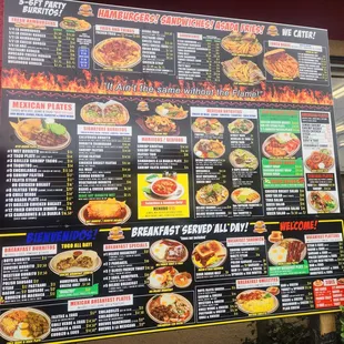 Current menu