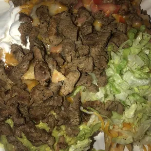 Deluxe Nachos de Carne Asada