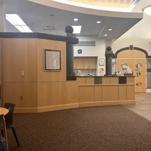 Check-in waiting room