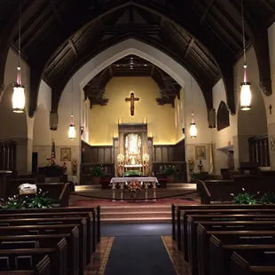 Inside of the chapel.